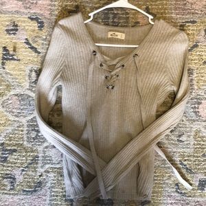Tan hollister sweater